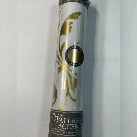 Designer Wall Accents - Gold  Foil Design – Adhesive Wall Art– BNIB. - Picture 7 of 10